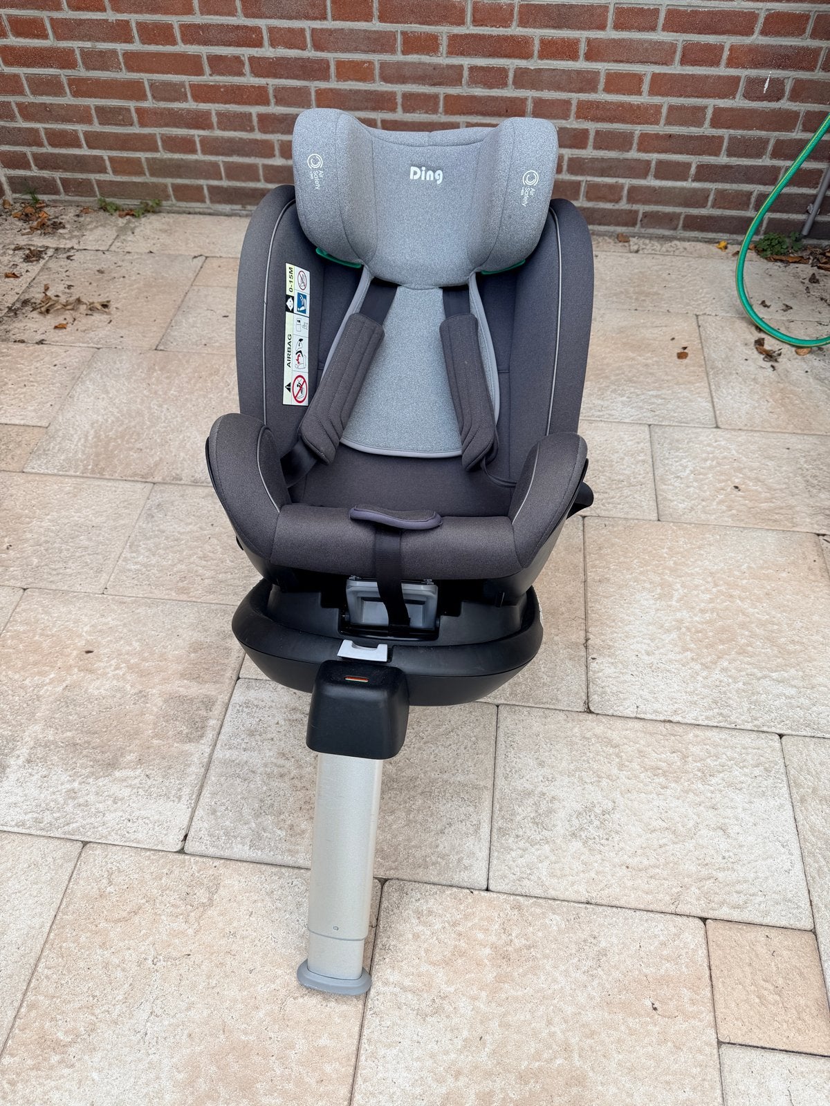 Ding Autostoel i-Size Groep 0+/1/2/3 - Veilig & Comfortabel, Kinderen en Baby's, Autogordel of Isofix, Gebruikt, 0 t/m 18 kg, Verstelbare rugleuning