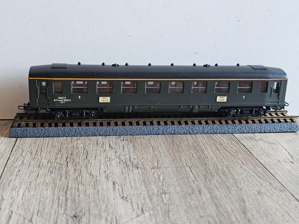 Modeltrein Ho meccano, hornby sncf rijtuig, Gelijkstroom, Jouef, Wagon, Ophalen of Verzenden