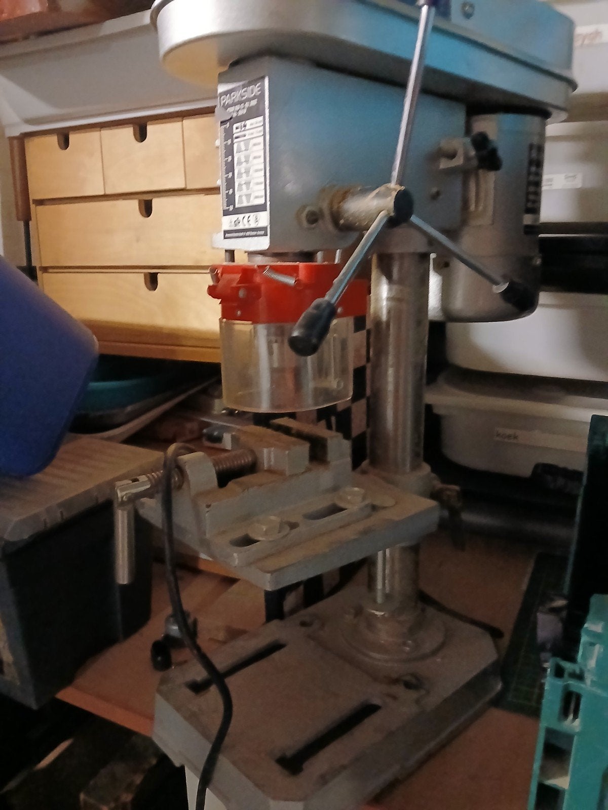 parkside kolomboor, Ophalen, Zo goed als nieuw, Kolomboormachine
