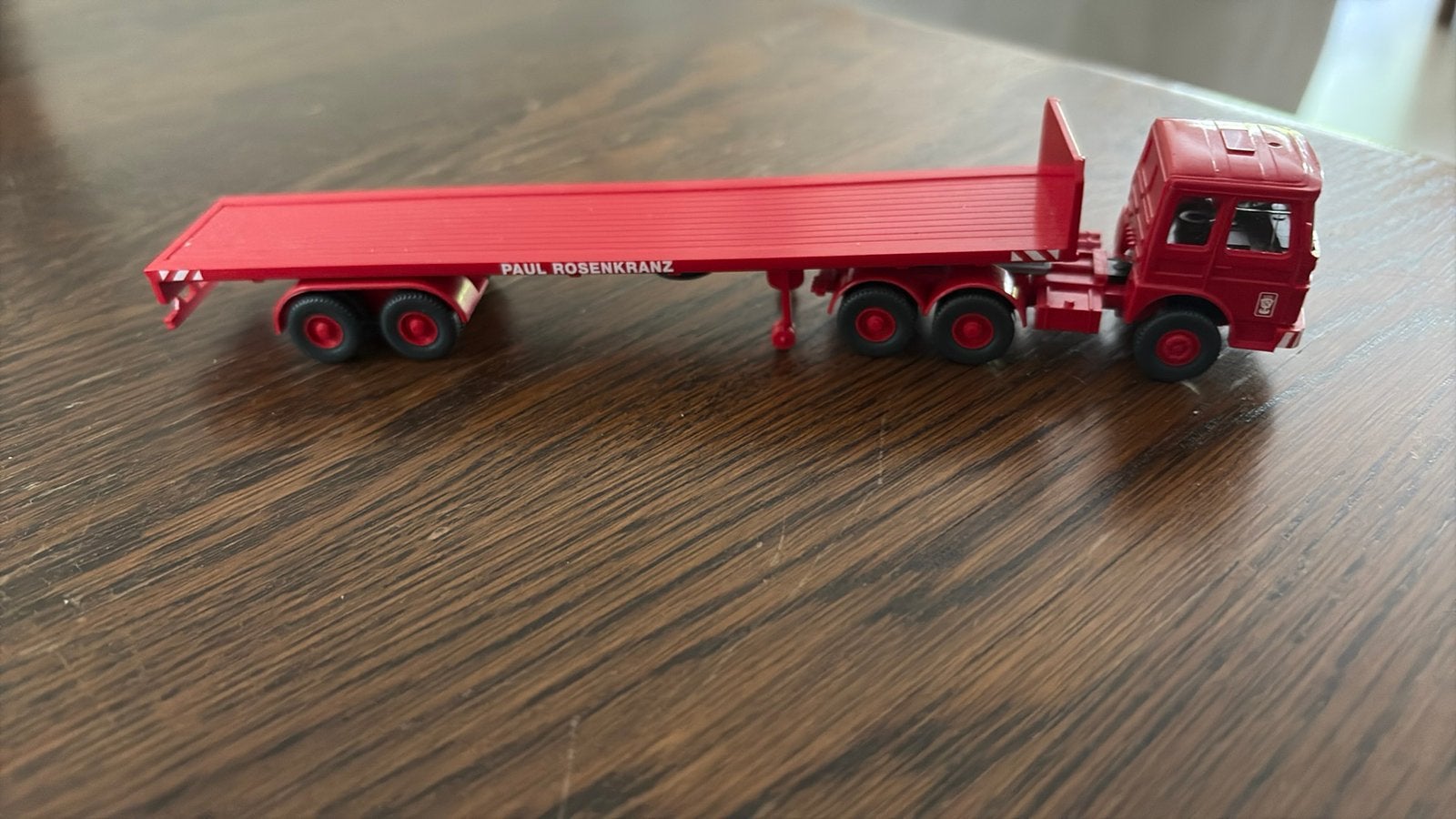 WIKING 055401 MAN. FLATBED TRAILER ROSENKRANZ. HO 1:87, Ophalen of Verzenden, Zo goed als nieuw