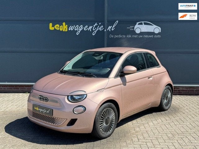 Fiat 500 e Urban 42 kWh *carplay *cruise *climate *15.000 km, Auto's, Fiat, Stof, Gebruikt, Overige kleuren, 4 stoelen