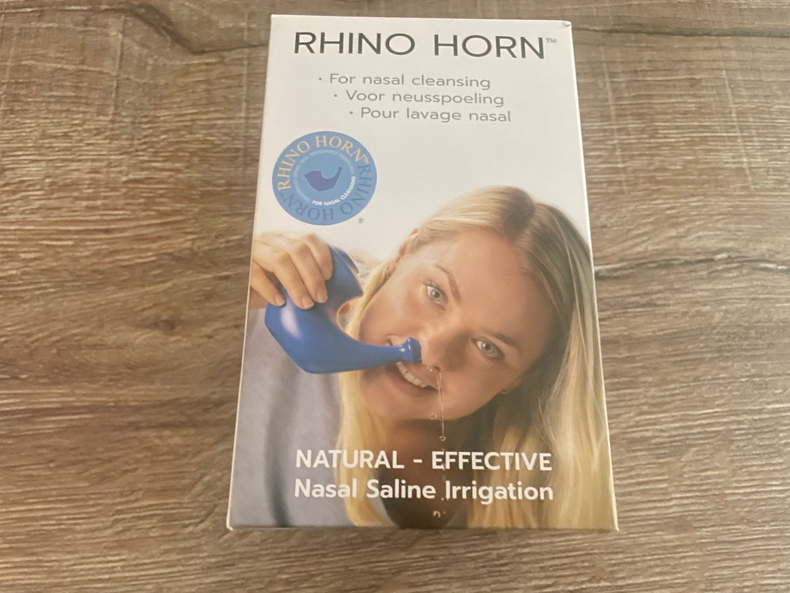 Rhino Horn Neusspoeler - Natuurlijke Neusreiniging, Ophalen of Verzenden, Nieuw, Overige typen