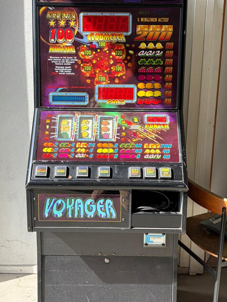Voyager fruitautomaat - Werkt nog perfect, Euro, Ophalen of Verzenden, Gebruikt