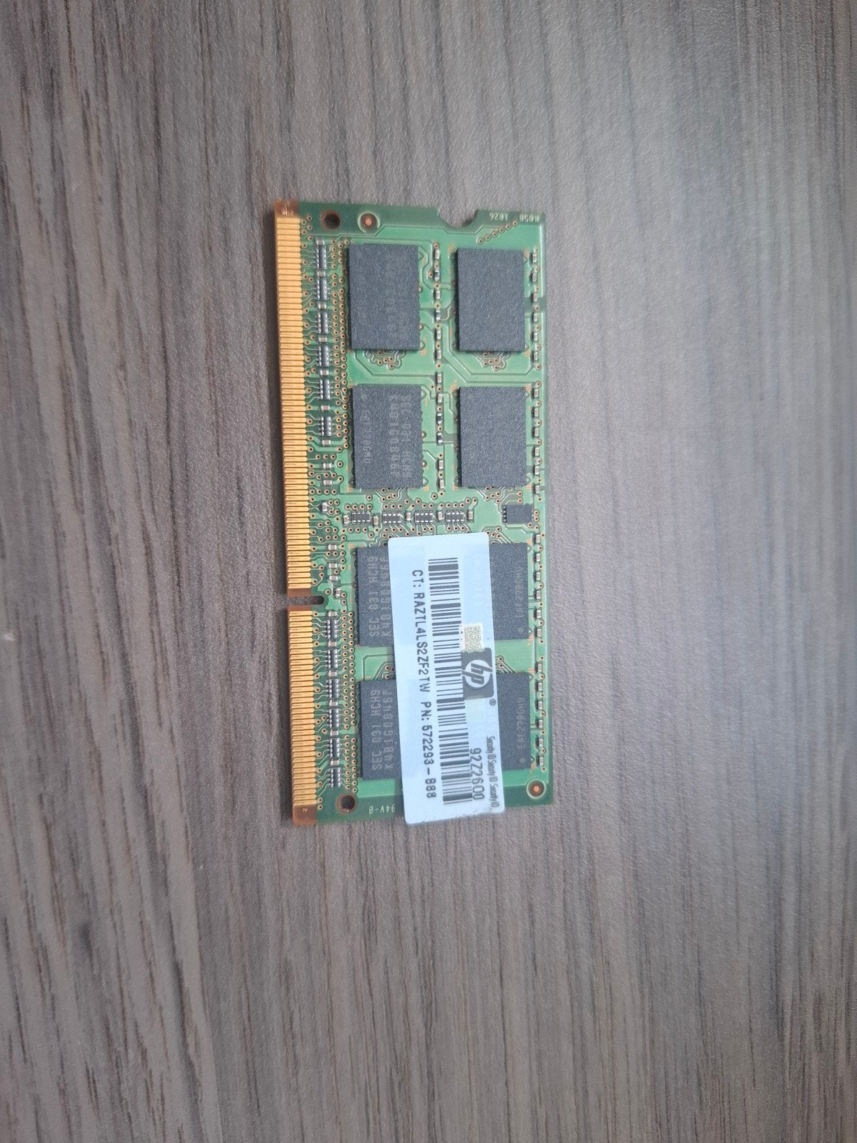 HP 2GB DDR3 RAM sodimm, Computers en Software, RAM geheugen, Gebruikt, DDR3, Ophalen of Verzenden, 2 GB