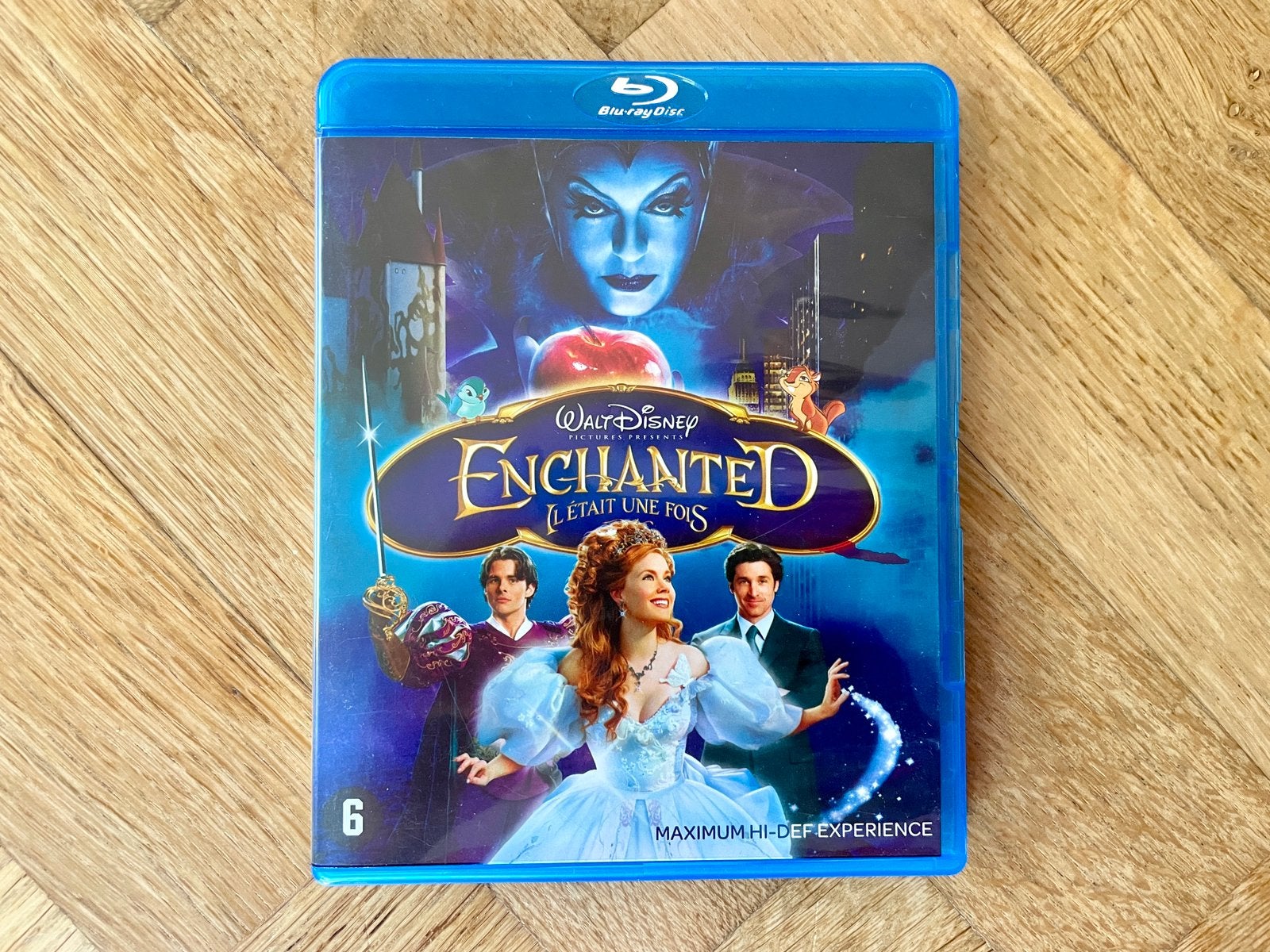 Disney: Enchanted (2007) op Blu-ray (krasvrij, met NL), Engels, Nederlands, Film, Science Fiction en Fantasy