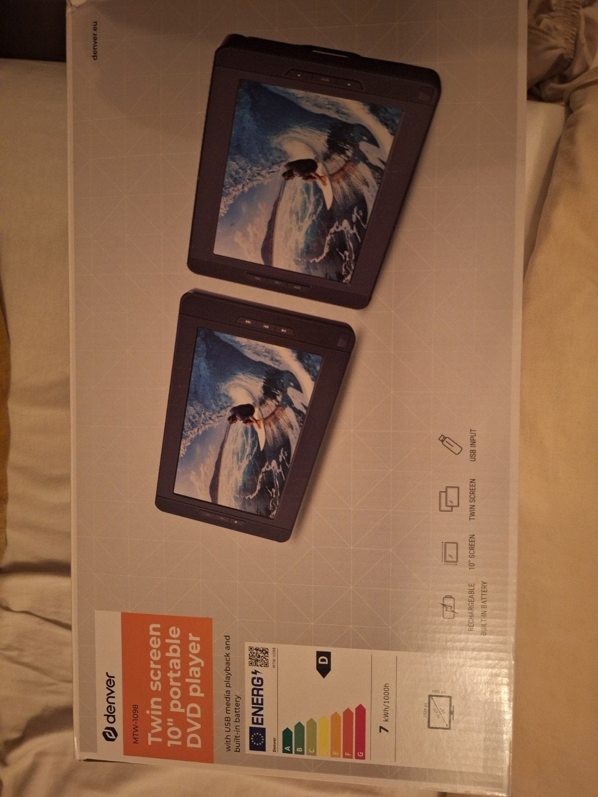 Dvd speler met 2 schermen voor in de auto 10inch, Zo goed als nieuw, 8 tot 12 inch, Filmweergave, Ophalen