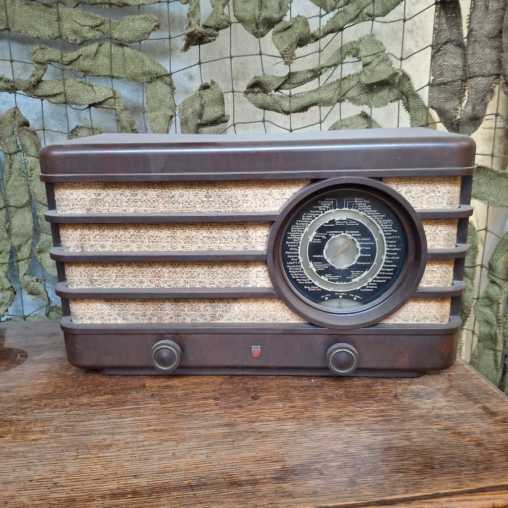 Philips en SBR antieke radio's, Audio, Tv en Foto, Radio's, Ophalen, Gebruikt, Radio