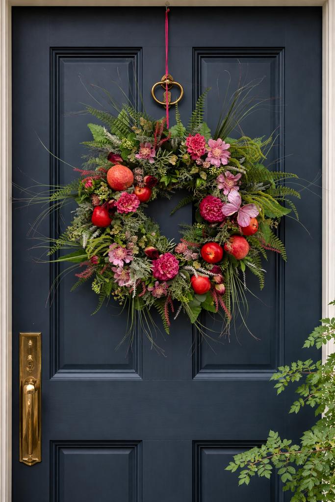 Mooie krans van kunstbloemen, Ophalen of Verzenden, Nieuw
