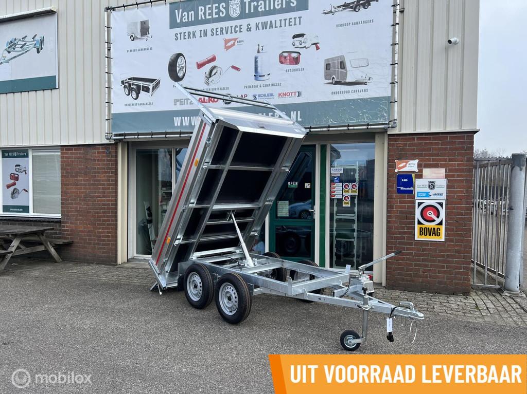 Kipper 260x150 handmatig 2x750kg ook enkelas mogelijk, Nieuw