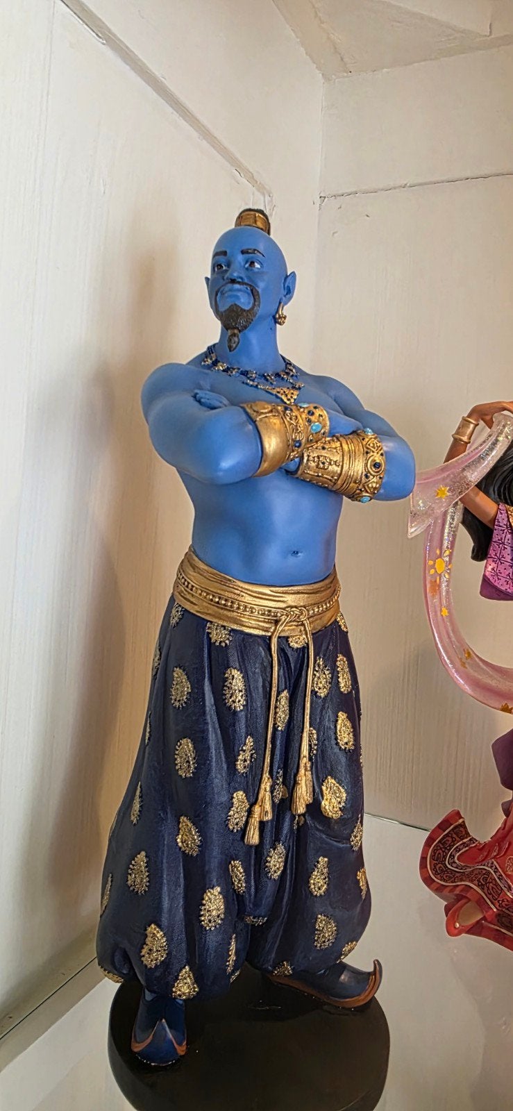 Disney Aladdin Genie beeld - geen doos, Ophalen of Verzenden, Overige figuren, Zo goed als nieuw, Beeldje of Figuurtje