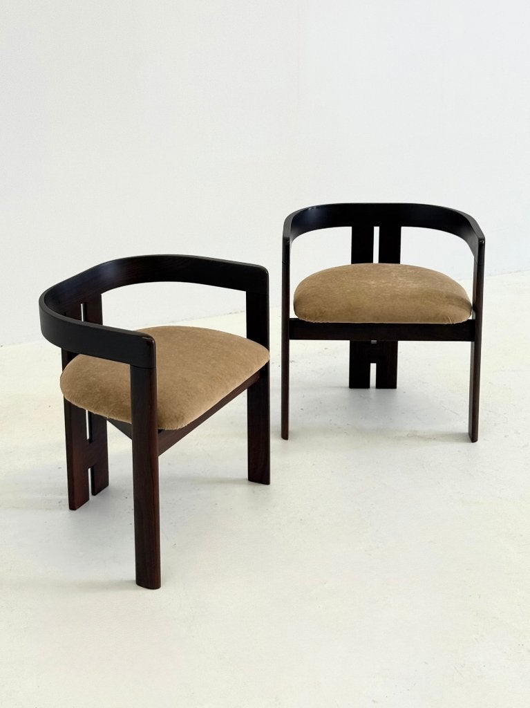 Set van 2 Pigreco stoelen van Tobia & Afra Scarpa, Ophalen, -, Zo goed als nieuw, Stof