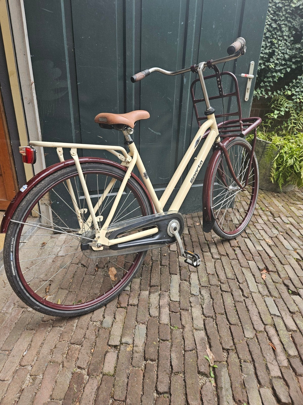 Sparta transportfiets met lage instap en voordrager, Sparta, Velgrem, Ophalen of Verzenden, 53 tot 56 cm