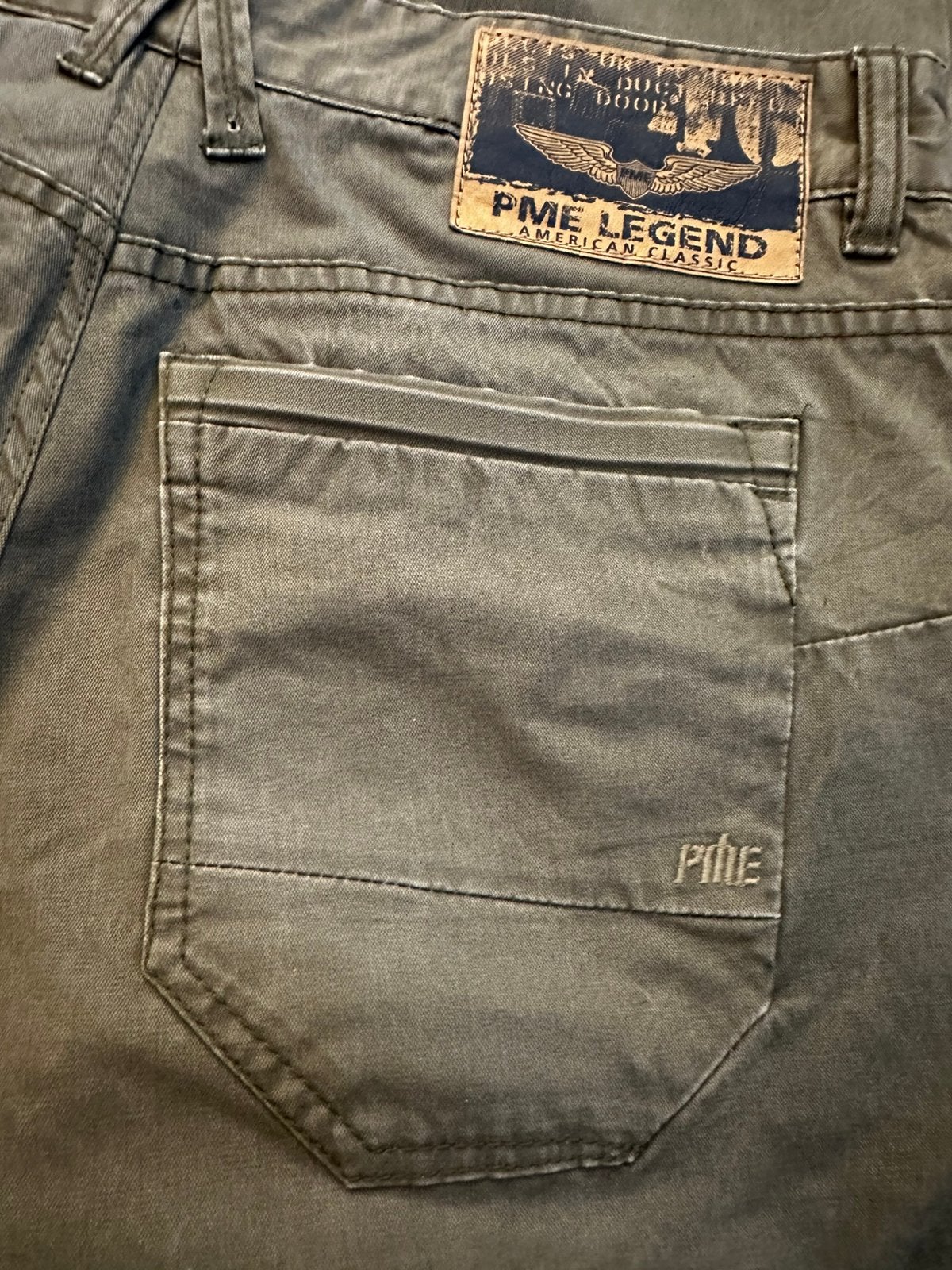 PME Legend Nightflight Chino Broek 32x30 Olijfgroen, Ophalen of Verzenden, Gedragen, Overige kleuren, W32 (confectie 46) of kleiner
