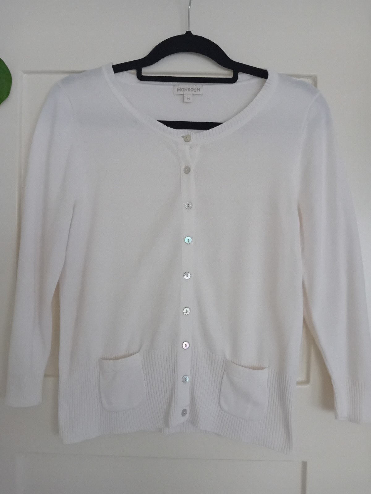 Monsoon vest, maat M, 100% katoen, Maat 38/40 (M), Wit, Ophalen of Verzenden, Zo goed als nieuw