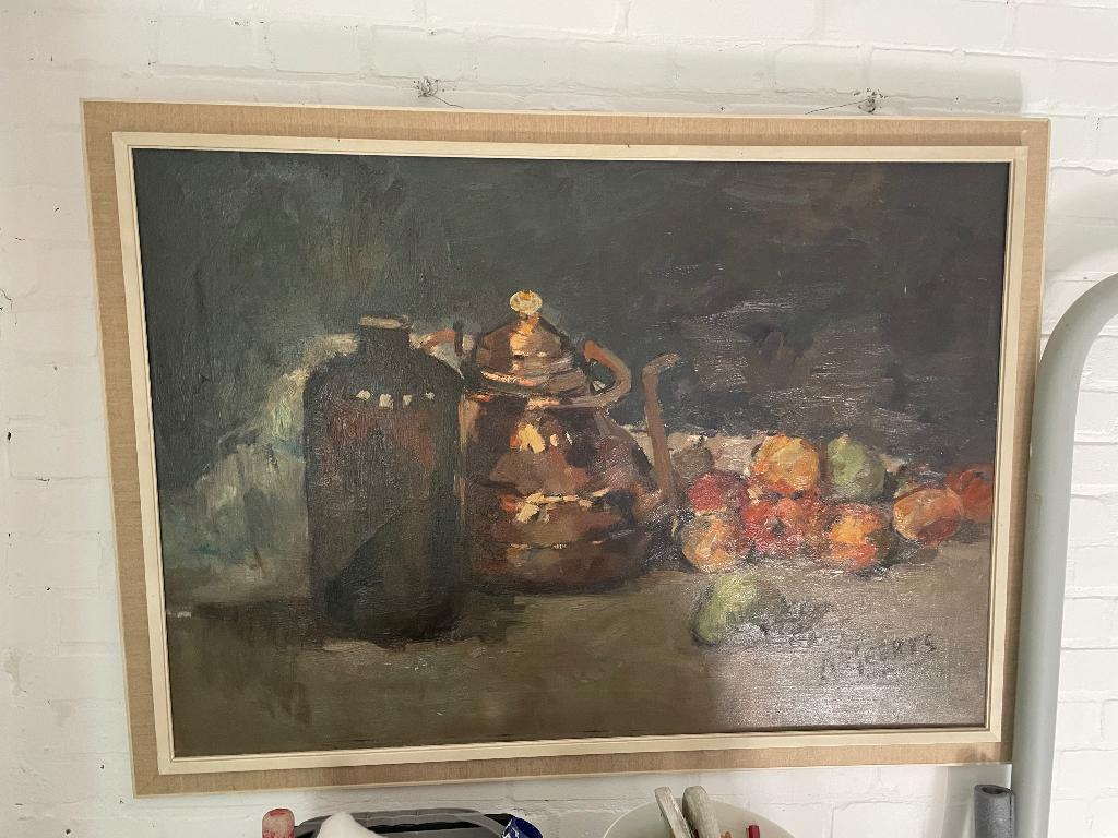 Stilleven met appels, Ophalen