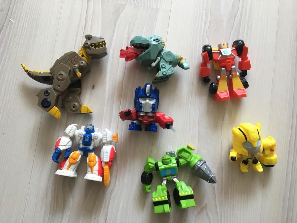 Transformers Rescue Bots figuren set, Ophalen of Verzenden, Zo goed als nieuw