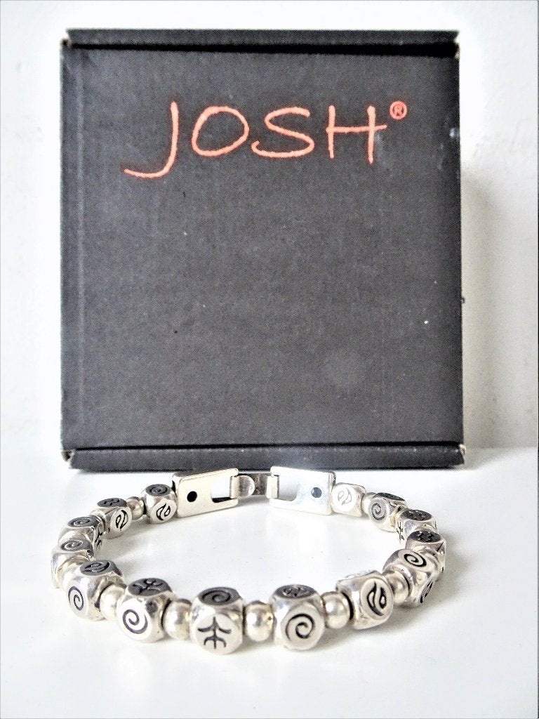 Nieuwe Josh dames armband, Verzenden, Nieuw, Zilver, Overige materialen