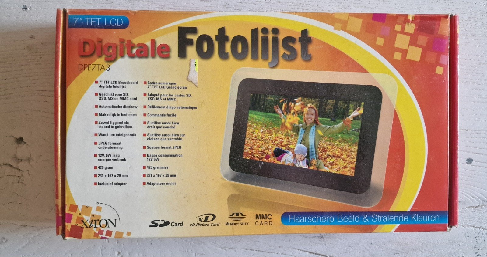 Digitale Fotolijst DPF7TA3 - 7 inch TFT LCD, Ophalen of Verzenden, Zo goed als nieuw