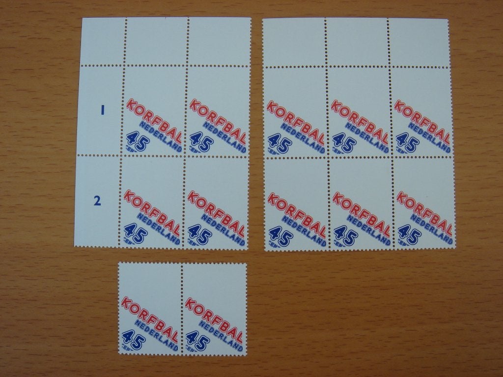 NVPH 1159 en 1160 Sport 24x  , Postzegels en Munten, Ophalen of Verzenden, Na 1940, Postfris