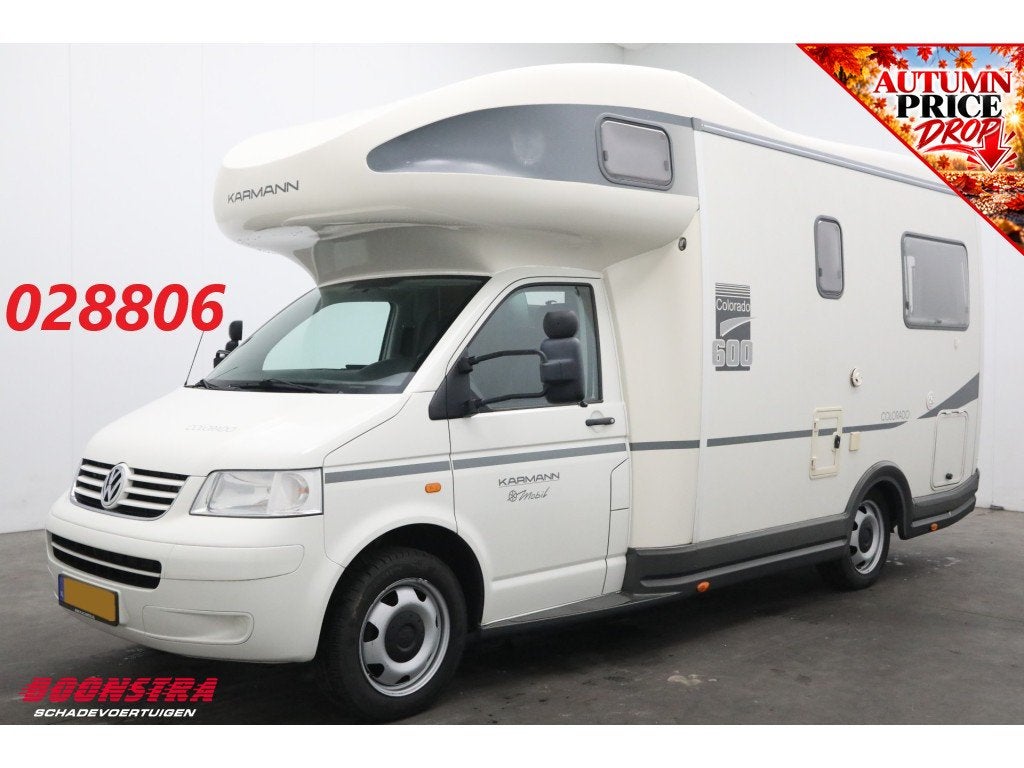 Karmann-Mobil Colorado 600 2.4 TDI Aut. Solar Luifel Rondzit, Caravans en Kamperen, Automaat, Boonstra Schadevoertuigen, Bedrijf