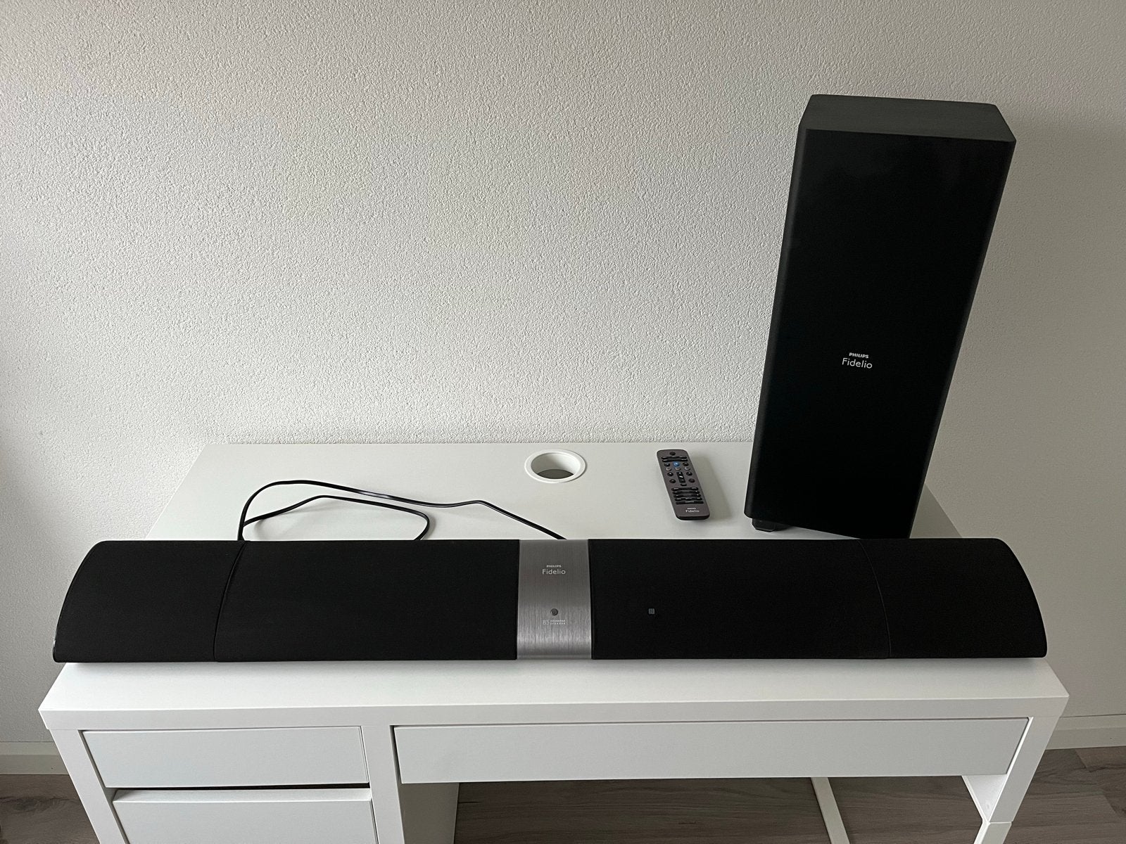 Philips Fidelio B5 Soundbar met draadloze subwoofer, Ophalen of Verzenden, Bluetooth, Gebruikt