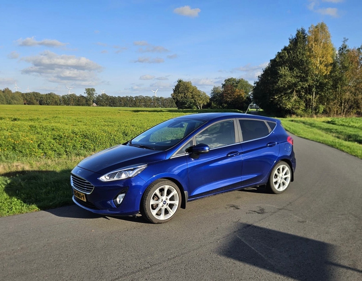 Ford Fiësta 1.0 Ecoboost 100pk Aut 5dr 2018 Blauw, Blauw, 49 €/maand, 19 km/l, Geïmporteerd