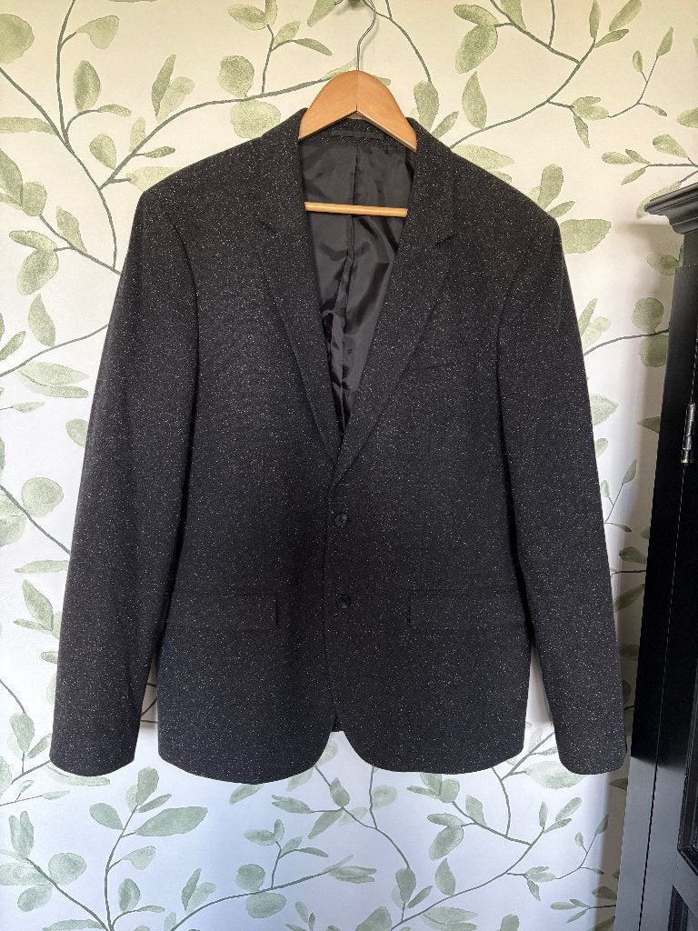 Kiomi antraciet grijs gemeleerd colbert blazer maat 54, Kleding | Heren, Kostuums en Colberts, Maat 52/54 (L), Ophalen of Verzenden