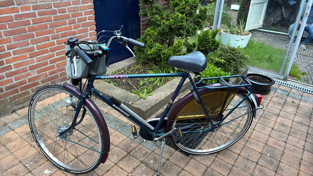 Heren fiets, ideaal voor iemand die op kamers gaat, Ophalen of Verzenden, Gebruikt, Batavus