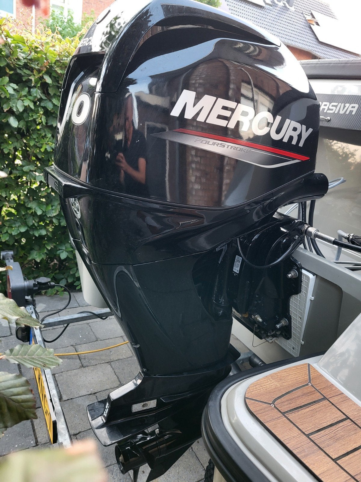 Mercury 40pk EFI powertrim BJ2026 en 13 draaiuren, Ophalen, Met afstandsbediening, Zo goed als nieuw, Benzine