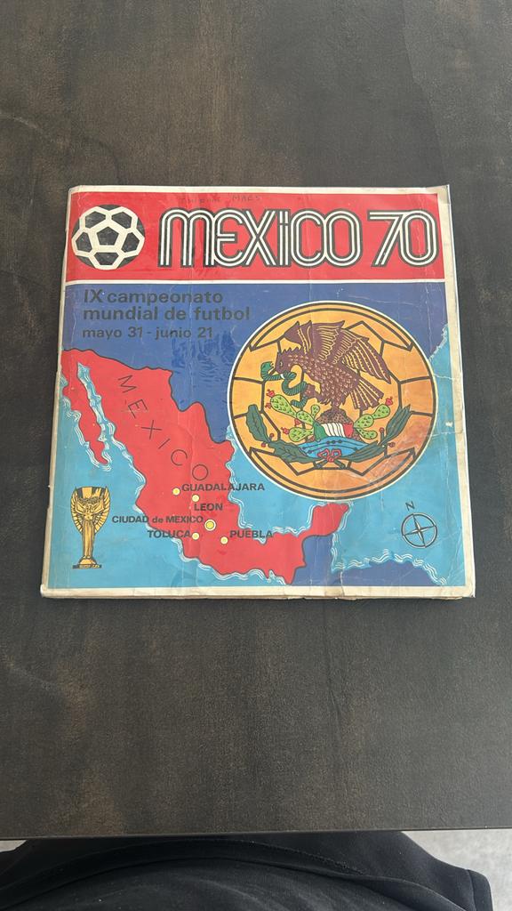Panini Mexico 70  Voetbal Stickerboek vintage world cup 70, Verzamelen, Sportartikelen en Voetbal, Ophalen of Verzenden, Gebruikt