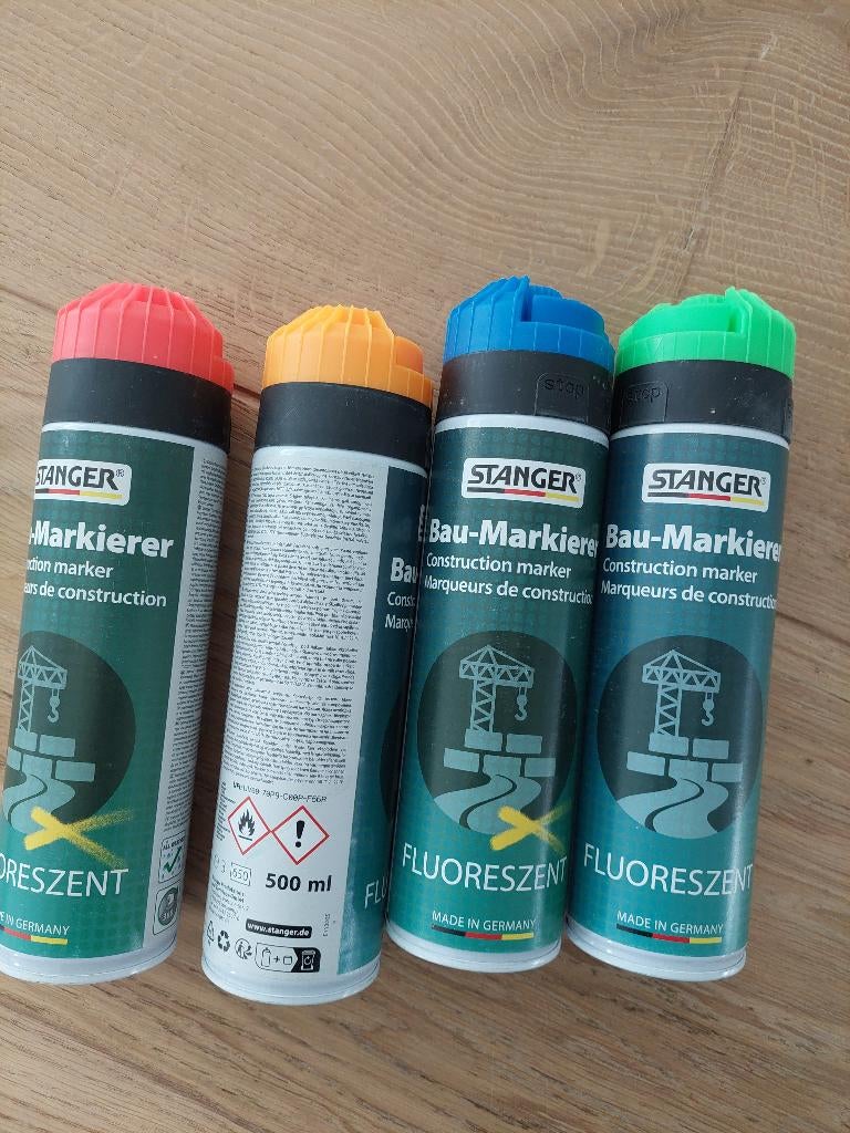 Constructie spuitbus marker, Overige kleuren, Nieuw, Ophalen of Verzenden, Verf