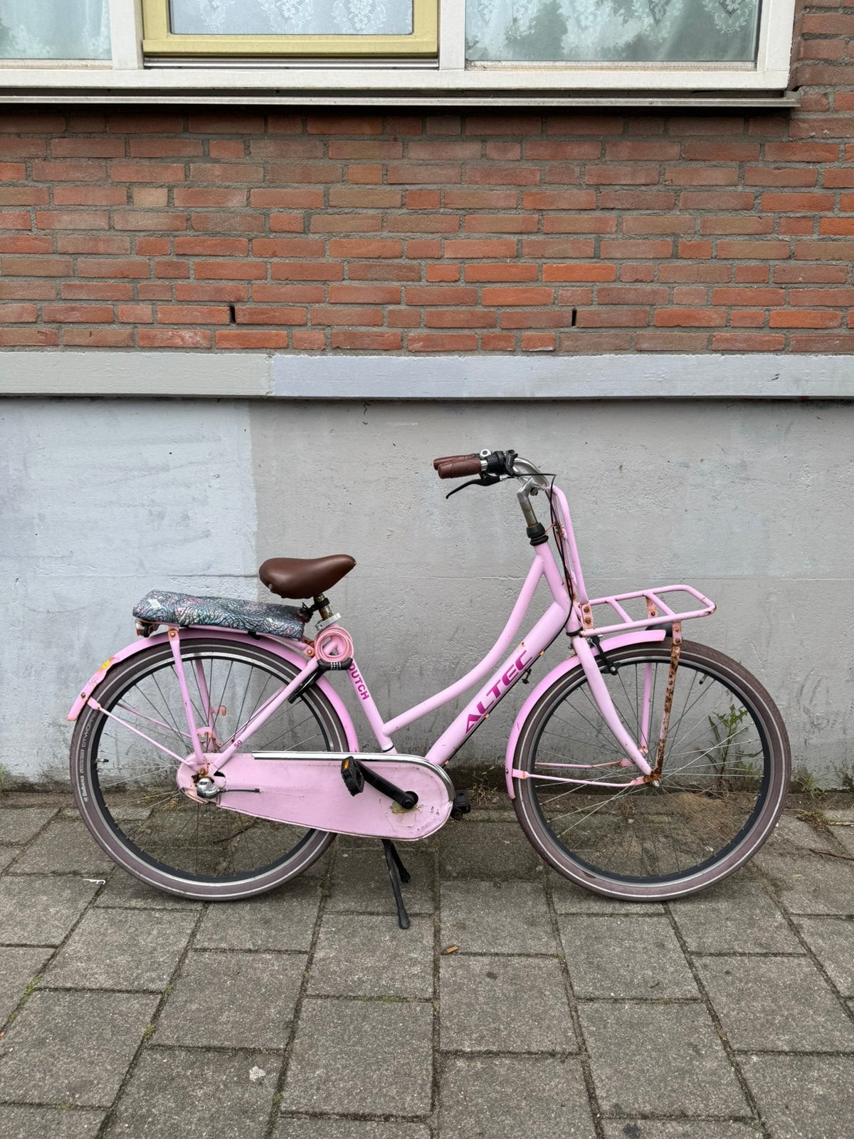 Altec Dutch City Bike – Pink – Ring Lock + Cable Lock, Fietsen en Brommers, Fietsen | Meisjes, Zo goed als nieuw, 26 inch of meer