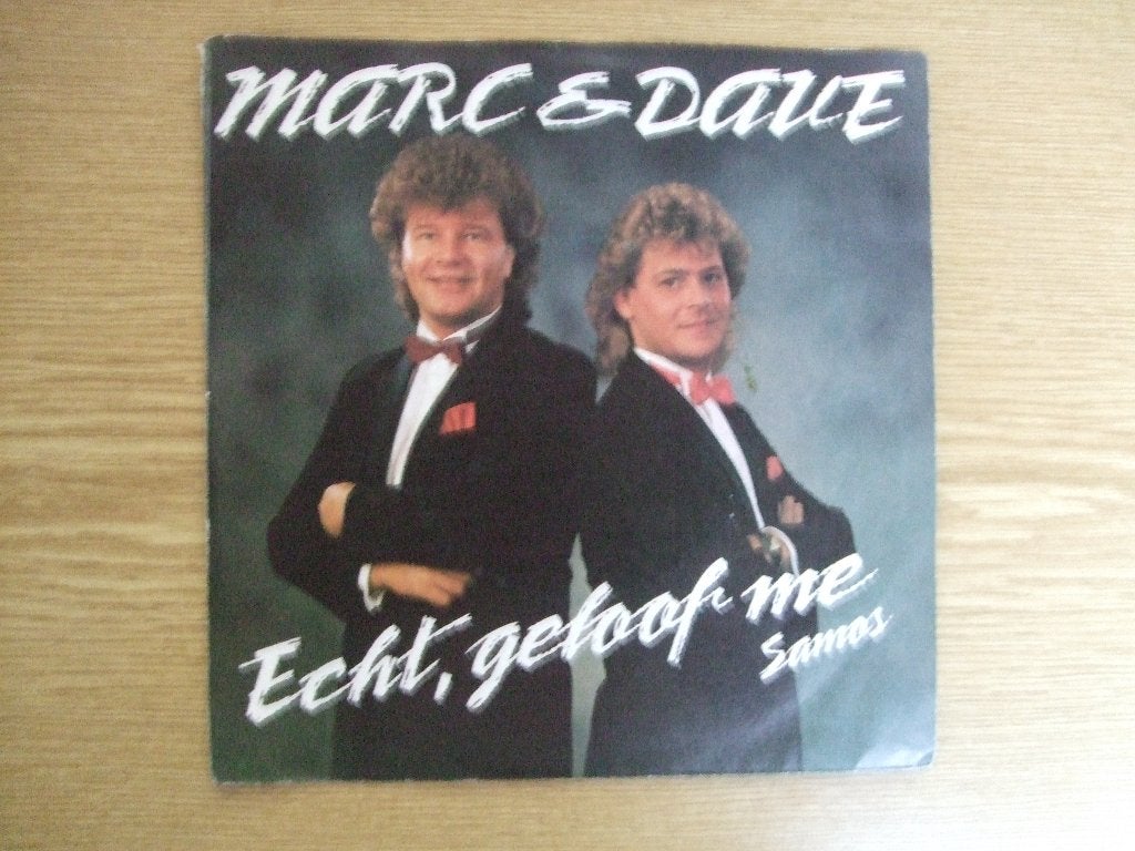 MARC & DAVE     ECHT, GELOOF ME / SAMOS, 7 inch, Ophalen of Verzenden, Zo goed als nieuw, Nederlandstalig