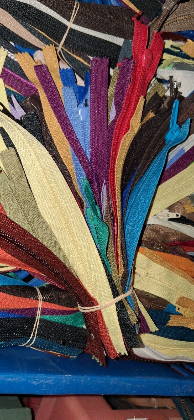 giga partij nylon en metalen ritsen, Ophalen, Nieuw, Rits of Sluiting