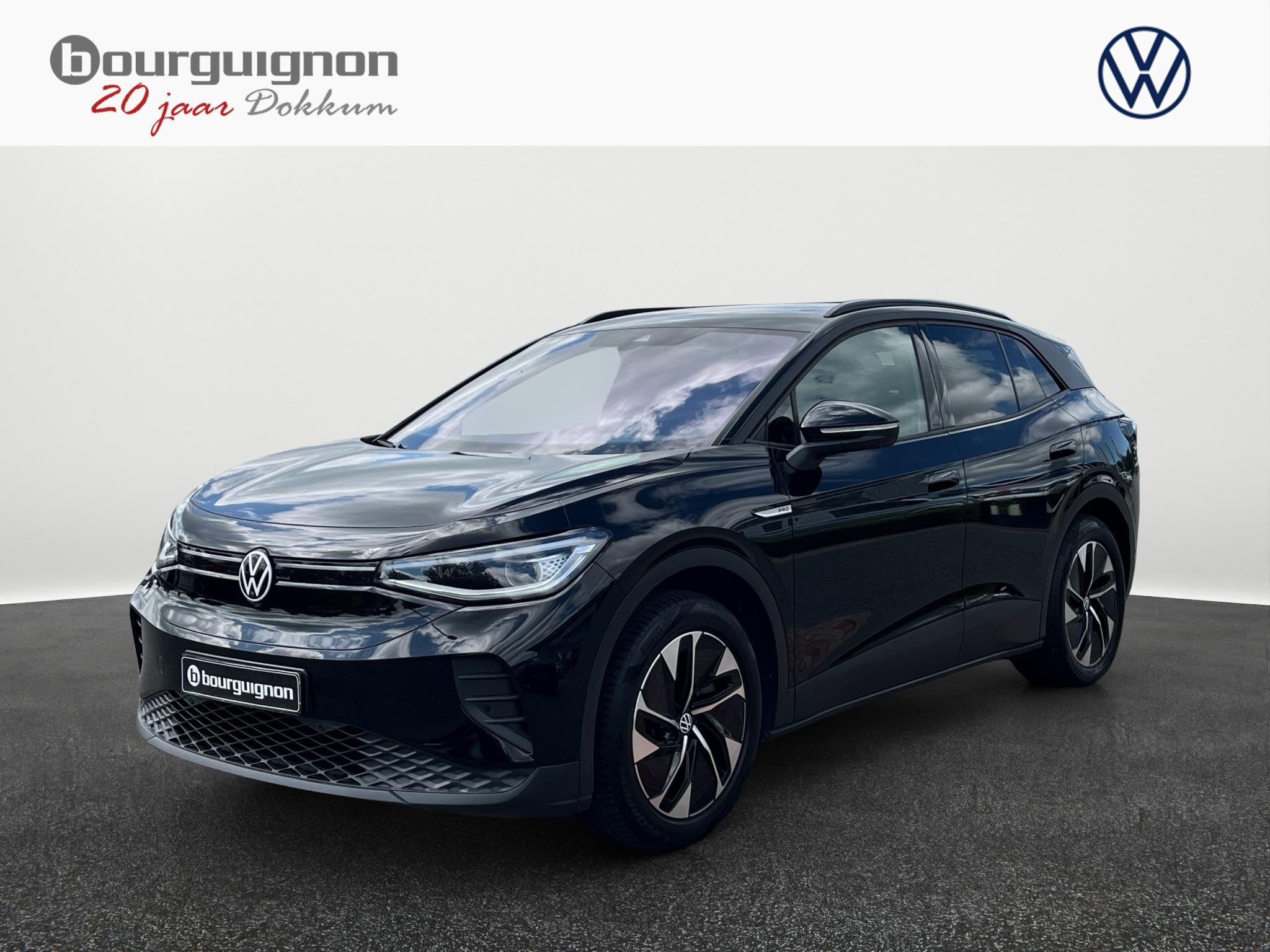 Volkswagen ID.4 Pro 77 kWh | Trekhaak | Clima | Stoelverwarm, Auto's, Automaat, Gebruikt, Zwart, 38 min