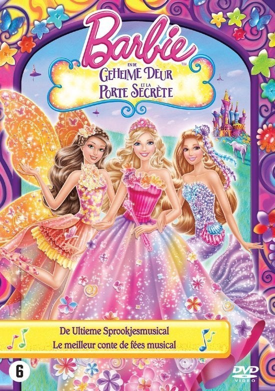 Barbie en de Geheime Deur DVD - Sprookjesmusical, Cd's en Dvd's, Verzenden, Nederlands, Zo goed als nieuw, Vanaf 6 jaar