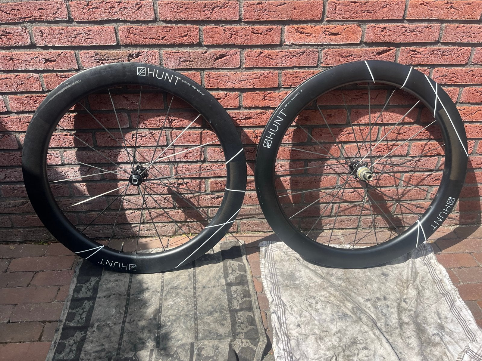 HUNT 60 Limitless UD Carbon wielset, Zo goed als nieuw, Racefiets, Carbon, Ophalen