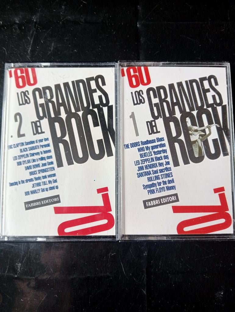 Los Grandes Del Rock CD's - Deel 1 en 2, Cd's en Dvd's, Cassettebandjes, 2 t/m 25 bandjes, Ophalen of Verzenden, Zo goed als nieuw