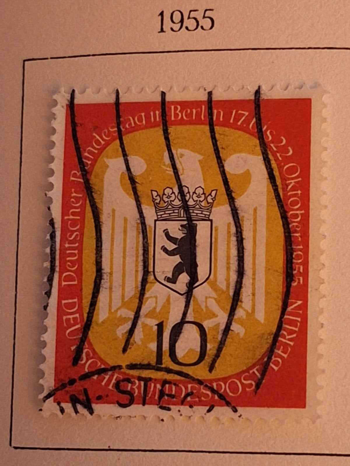 Deu 4  Berlijn 1955-1956, Ophalen of Verzenden, BRD