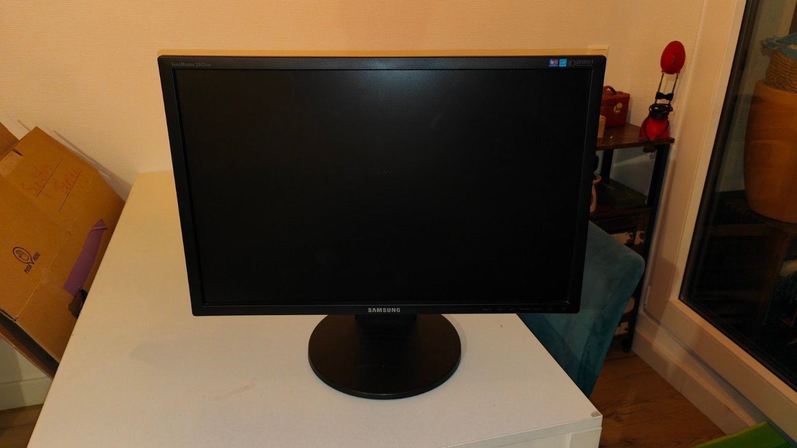 Samsung Monitor 2443BW, Computers en Software, Monitoren, In hoogte verstelbaar, Ophalen of Verzenden, Zo goed als nieuw, Samsung