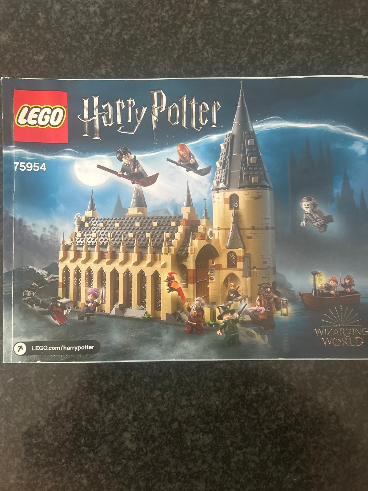 LEGO Harry Potter Zweinstein Grote Zaal 75954, Ophalen of Verzenden, Zo goed als nieuw, Overige merken