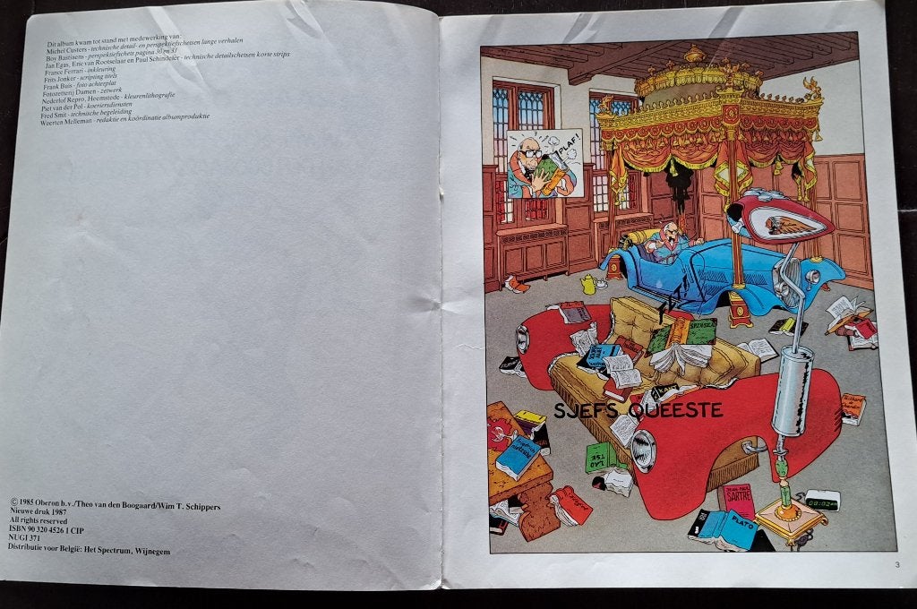 Sjef van Oekel raakt op drift (3), Eén stripboek, Ophalen of Verzenden