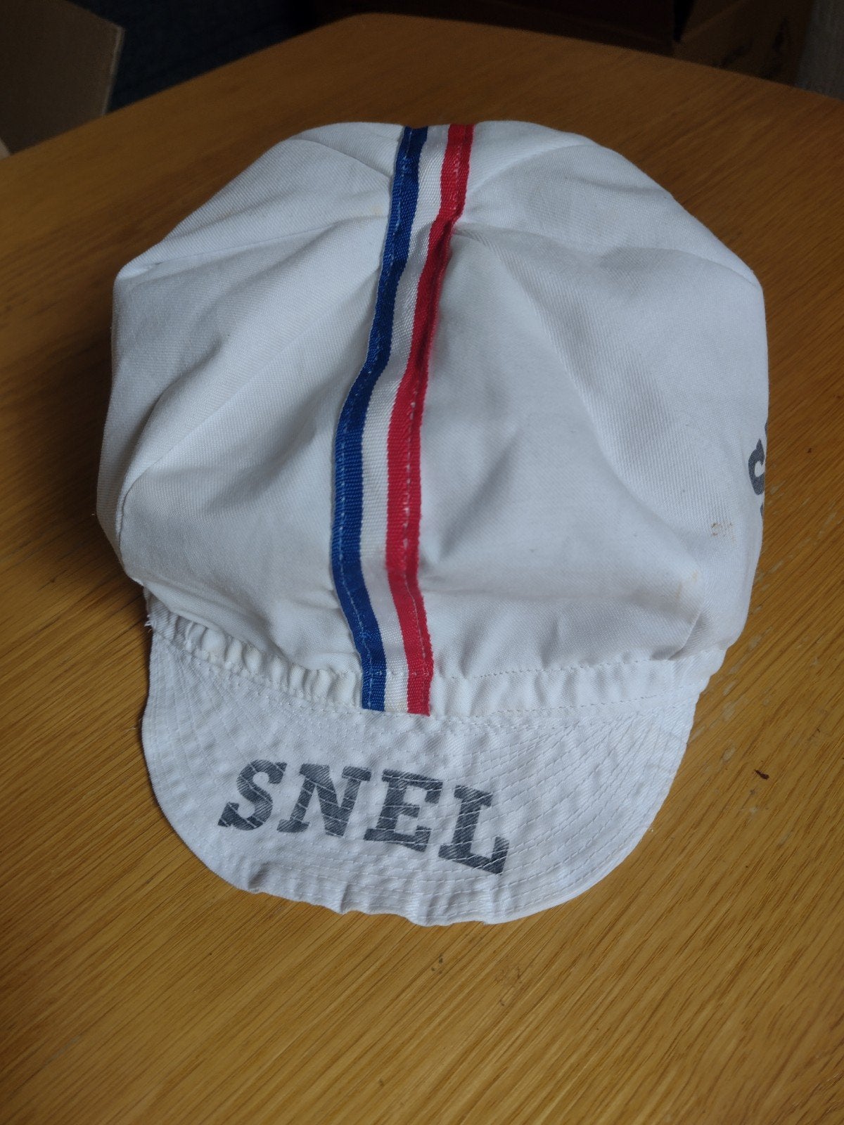 Vintage wielerpetje 'Snel Utrecht', Gebruikt, Overige maten, Ophalen of Verzenden, Bovenkleding