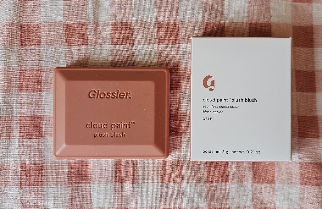 Glossier Cloud Paint Plush Blush - Gale, Wangen, Overige kleuren, Ophalen of Verzenden, Zo goed als nieuw