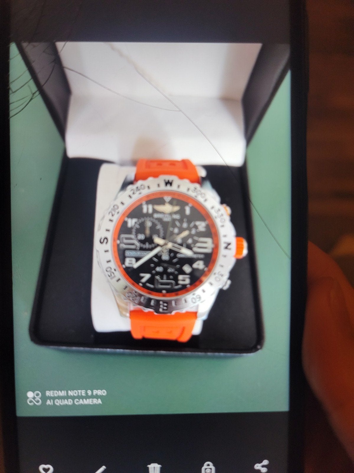 breitling endurance pro Oranje, Ophalen of Verzenden, Nieuw