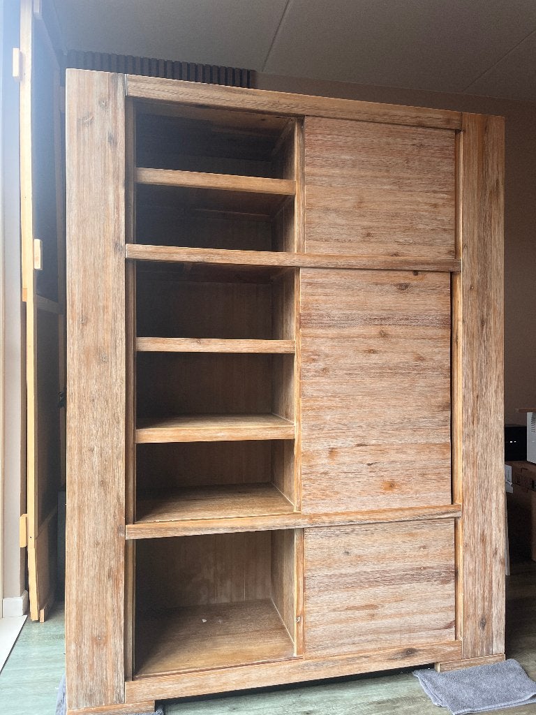 Vrijstaande hoge kast, Ophalen, Zo goed als nieuw, Klassiek, salt&pepper, 150 tot 200 cm