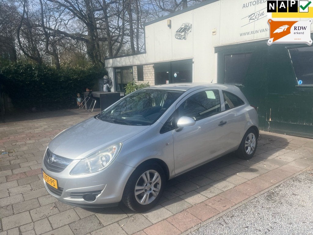Opel Corsa airco 1.0-12V Business (bj 2009), 450 kg, Metallic lak, 60 pk, Bedrijf