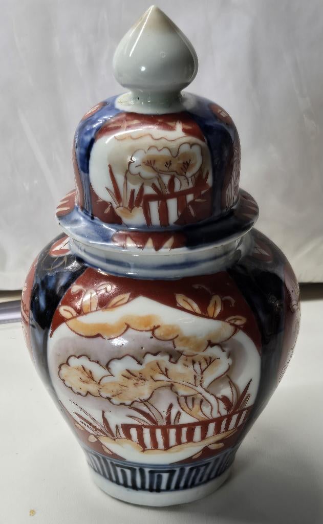 Japans imari dekselpot, Ophalen of Verzenden