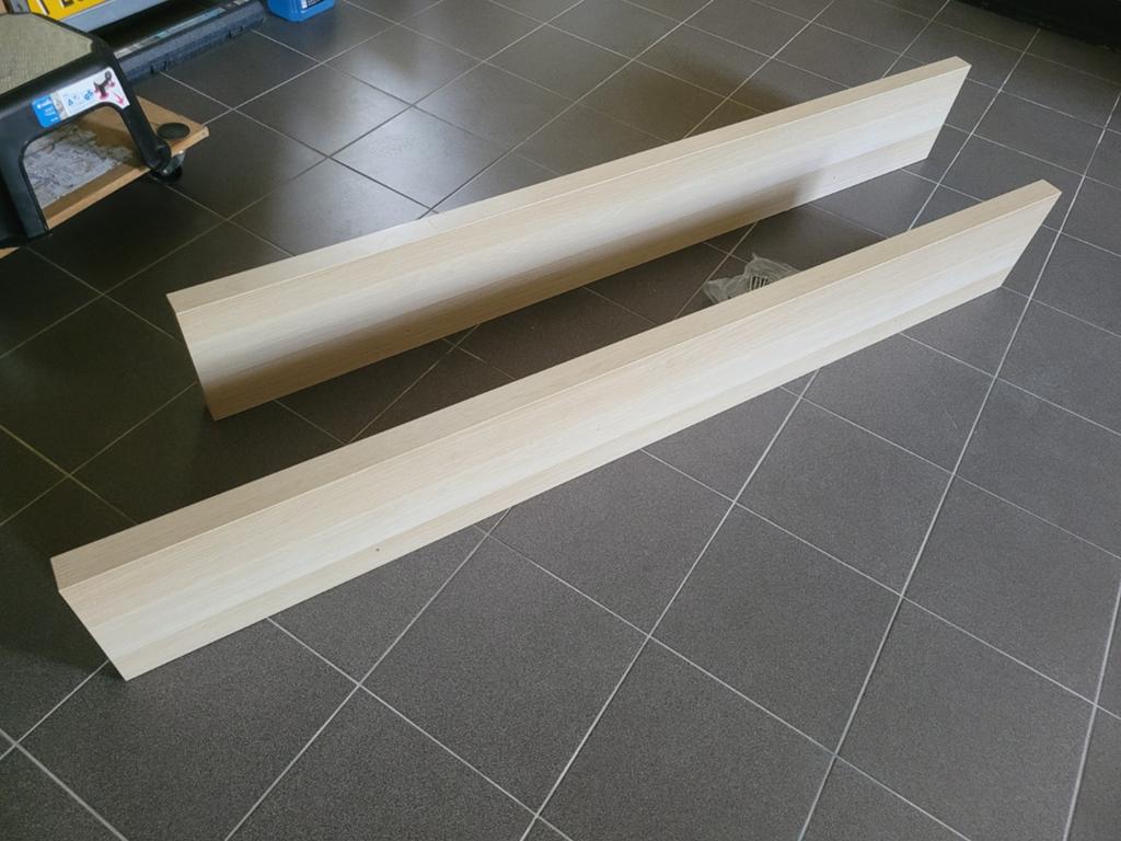IKEA Lack wandplank, eikenfineer,190x26x5cm, nw.€12,99 p.st., Ophalen, Gebruikt
