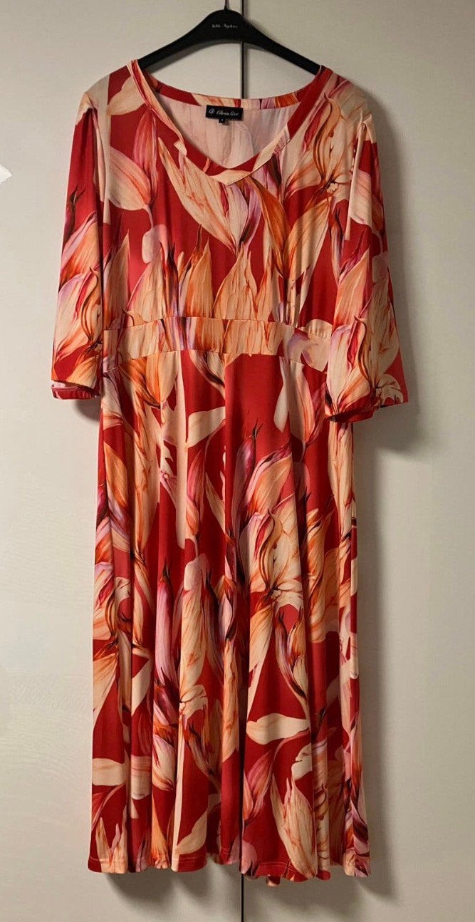 Chris Size jurk maat 3 zgan, Kleding | Dames, Jurken, Ophalen of Verzenden, Nieuw, Meerkleurig